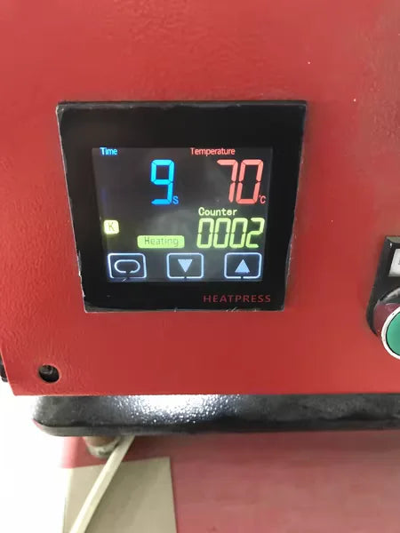 HEATPRESS thermostat with timer and counter function LCD display touch screen Time Alarm PID heat press Temperature controller