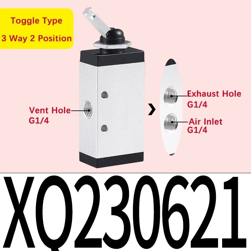Xinyi type XQ230410 XQ25061 230610 250410 Two Position Three Way Top Stem Valve Pneumatic Mechanical Valve