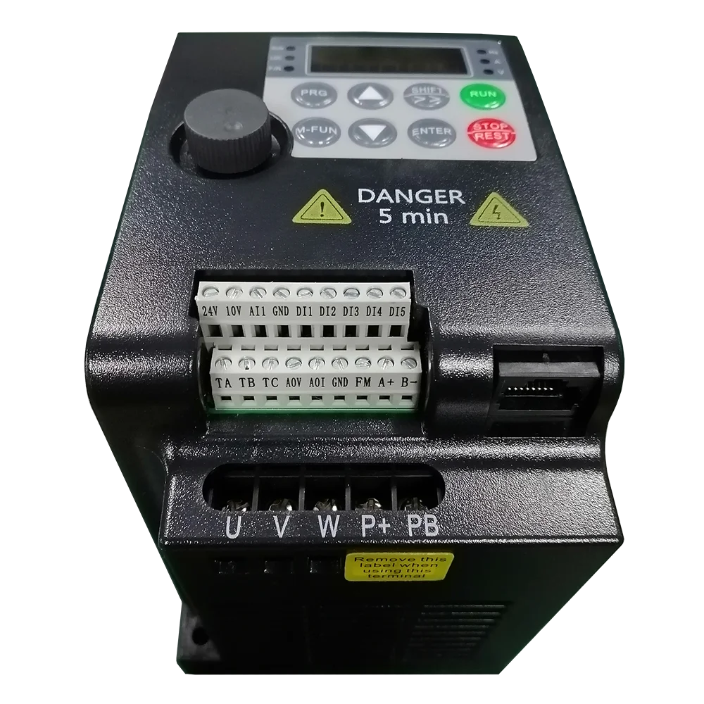 220V 0.75KW/1.5KW/2.2KW 1HP/2HP/3HP Economical Mini VFD Variable Frequency Drive Converter for Motor Speed Control Inverter