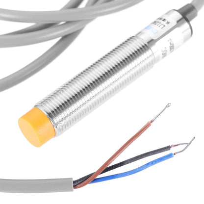 4Pcs Inductive Proximity Sensor M12 Normally Open Detection Approach Switch 4mm Detecting Distance NPN NO DC6V-36V LJ12A3-4-Z/BX