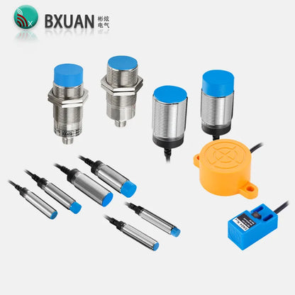 M12 Inductive Proximity Switch Sensor Non-Flush DC 10-30V AC90-250V NPN PNP NO NC output