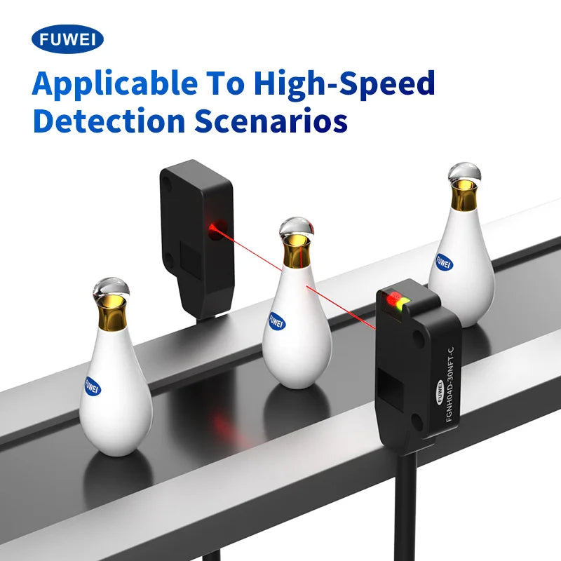 FUWEIFGNH04D-50PFT-C Precision Detection High-speed Stability Ultra-Thin Photoelectric Sensor Micro Sensing Photoelectric Square