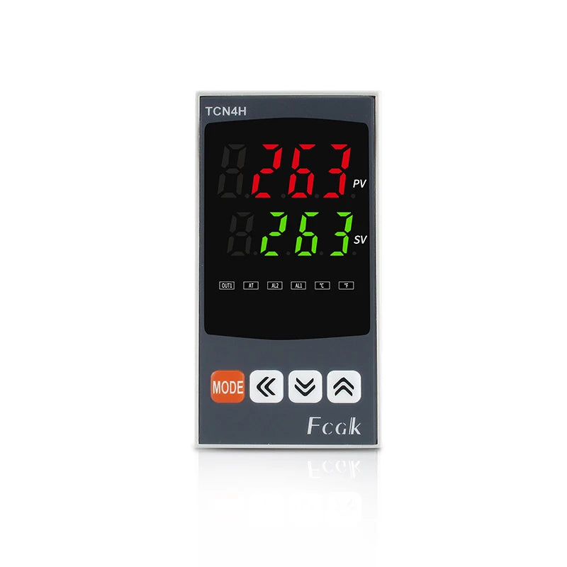 Controlador de Temperatura PID Digital TC4S/TC4H/TC4M, Salida SSR+Relé, Entrada Universal, 110/220VAC