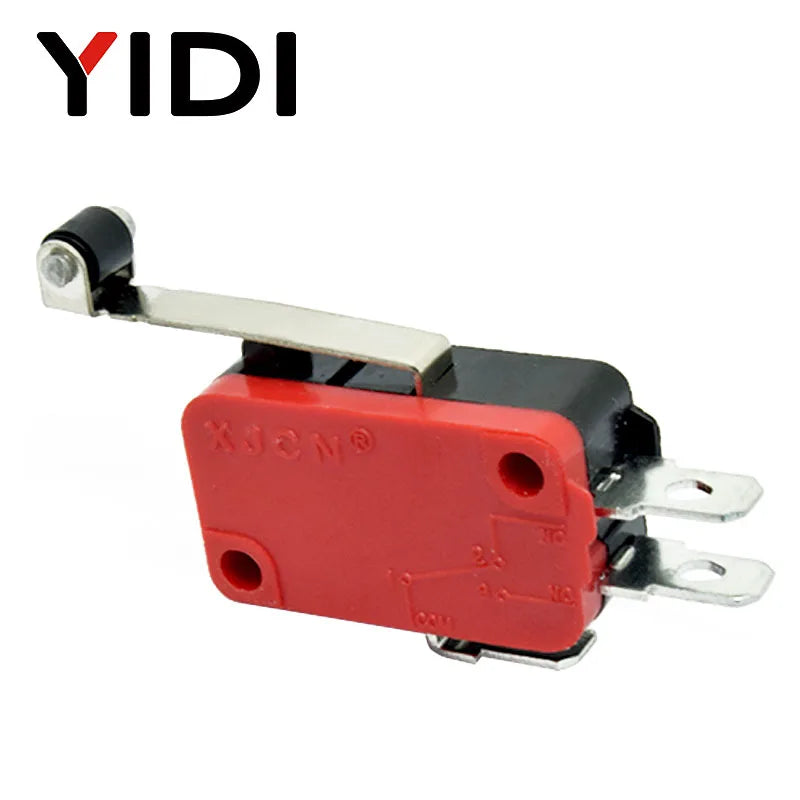 5/10pcs Micro SPDT On Off Momentary Switch Travel Limit Switch 1NO1NC Roller Lever V-15 V-151 V-152 V-153 V-154 V-155 V-156-1C25