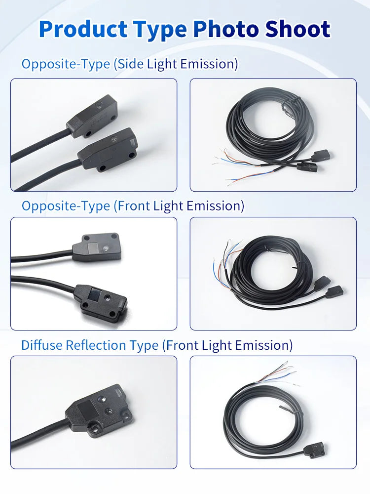 FUWEIFGNH04D-50PFT-C Precision Detection High-speed Stability Ultra-Thin Photoelectric Sensor Micro Sensing Photoelectric Square
