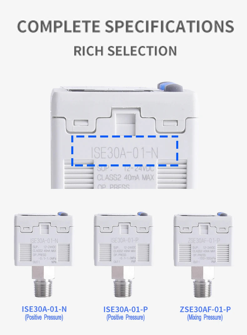 SMC Type ZSE30AF / ISE30A Digital Display Pressure Switch Electronic pressure switch/digital pressure gauge air source processor