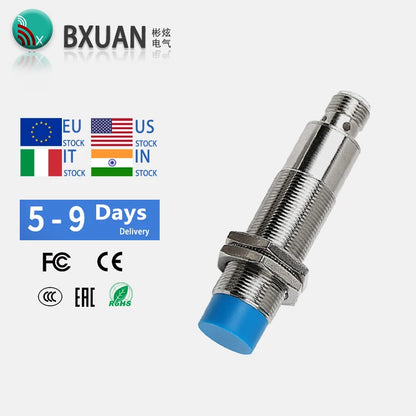 M18 Inductive Proximity Switch Sensor Non-Flush DC 10-30V AC90-250V NPN PNP NO NC output