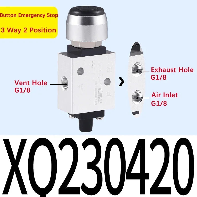 Xinyi type XQ230410 XQ25061 230610 250410 Two Position Three Way Top Stem Valve Pneumatic Mechanical Valve
