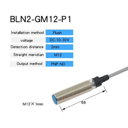 M12 Proximity switch sensor analog output NPN PNP Inductive proximity sensor 24V