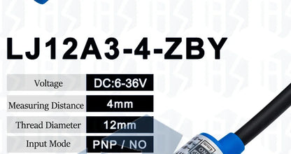 1PCS~10PCS TERFACT ROBOT  LJ12A3-4-Z BX LJ12A3-4-Z/BY New Inductive Proximity Sensor Detection Switch NPN DC 6-36V for Arduino