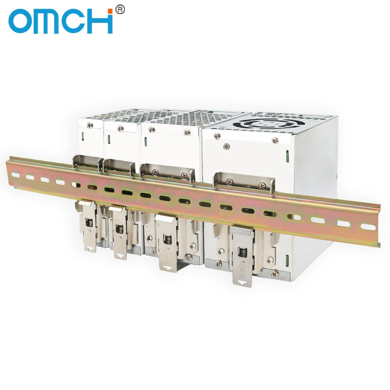 OMCH NDR Series 75/120/150/240/480W AC to DC Din-rail Switching Power Supply 100-240 or 200-240VAC Input 12V/24V/36V/48V Output