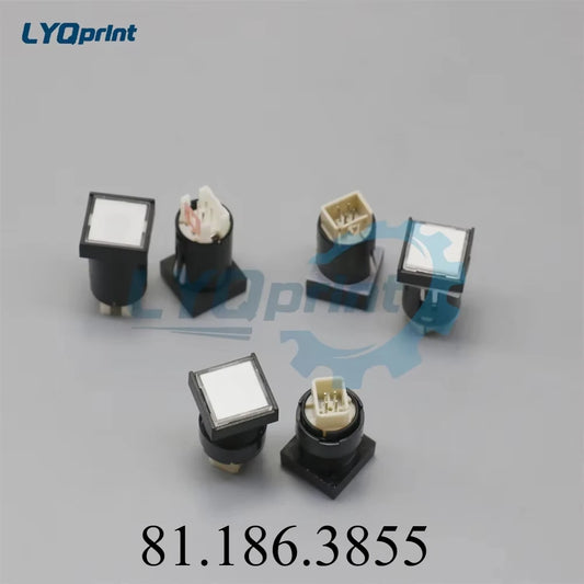 Alta Calidad SM102 CD102 SM74 Botón Push CPC 81.186.3855 para Heidelberg