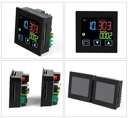 HEATPRESS thermostat with timer and counter function LCD display touch screen Time Alarm PID heat press Temperature controller