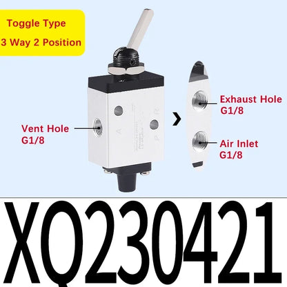 Xinyi type XQ230410 XQ25061 230610 250410 Two Position Three Way Top Stem Valve Pneumatic Mechanical Valve