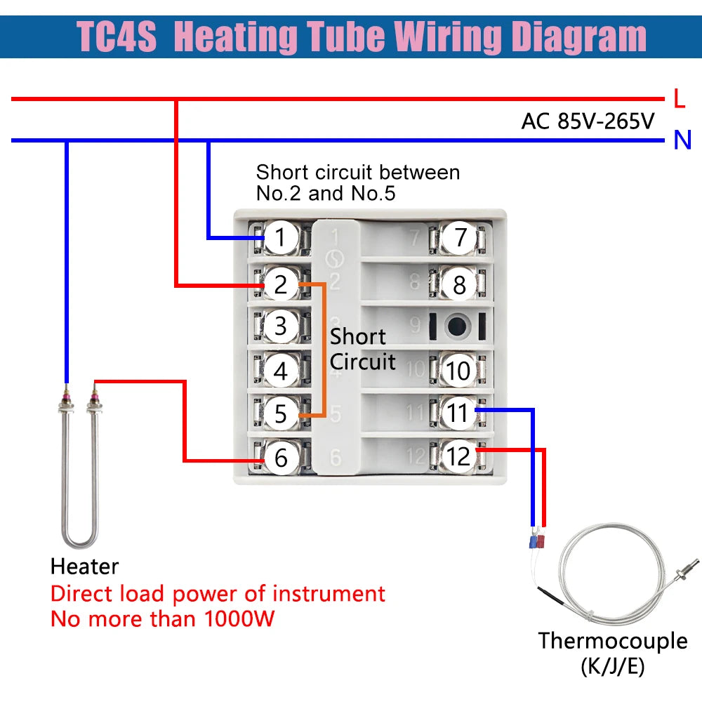 New Intelligen Digital PID Thermostat SSR Relay Voltage Output Universal Input Heating Cool ing Temperature Controller Regulator