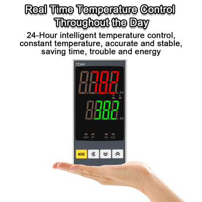 Controlador de Temperatura PID Digital, Salida SSR/Relé/Voltaje, Entrada Universal, Calentar/Enfriar