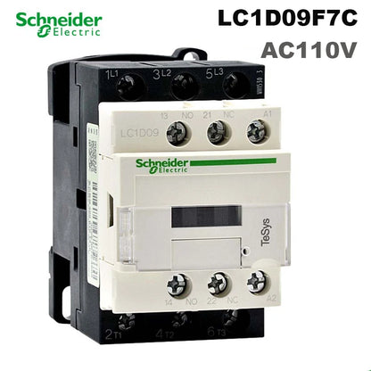 Schneider-Industrial Electrical Control Equipment, AC Contactors, LC1D Series, BC7, F7C, M7C, Q7C, 24V, 110V, 220V, 380V