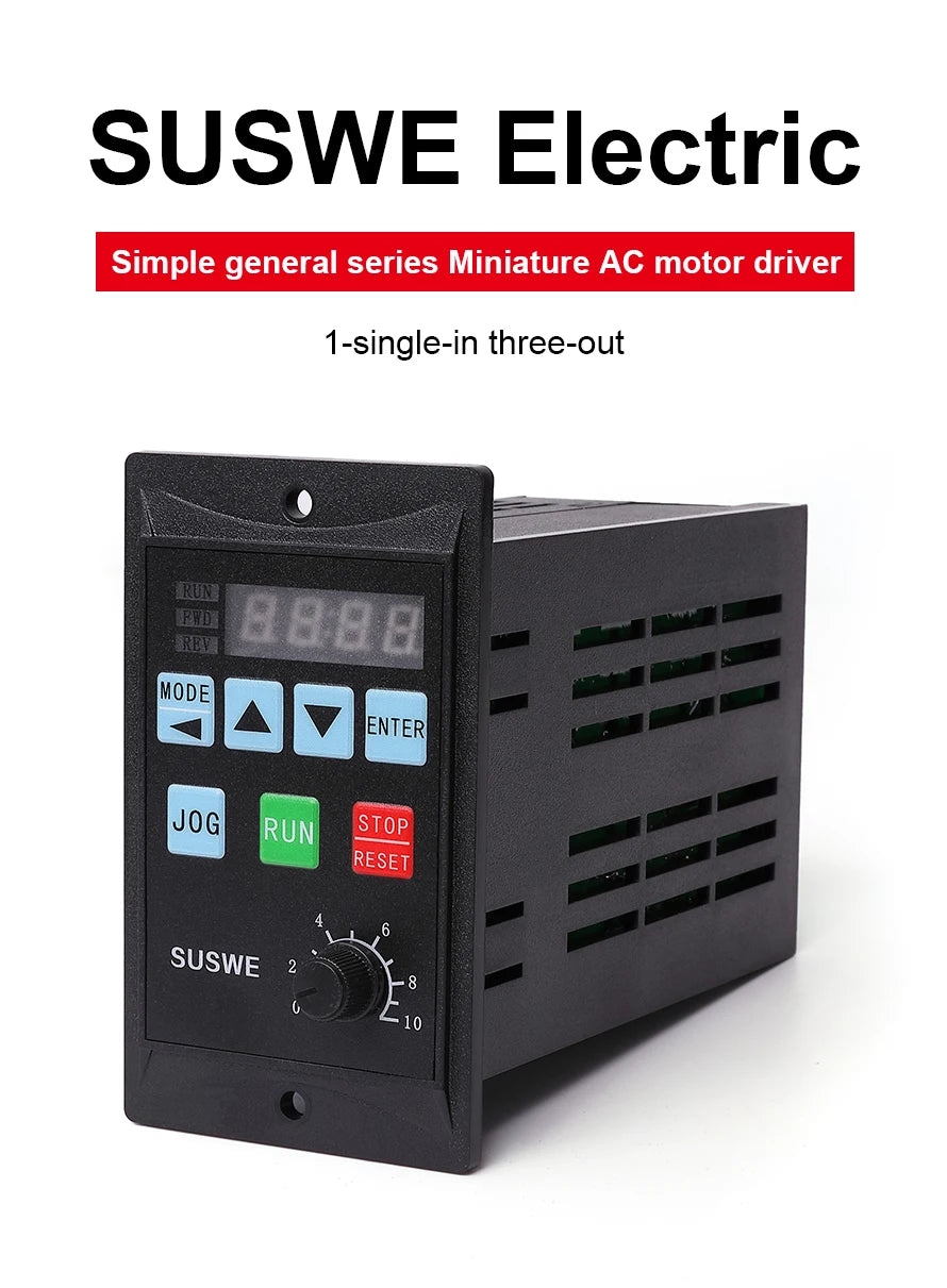 Mico Frequency Converter 750W VFD Single Phase 220V Input 3 Phase 220V Output RS485 Inverter for Ac 3 Phase Motor Drive