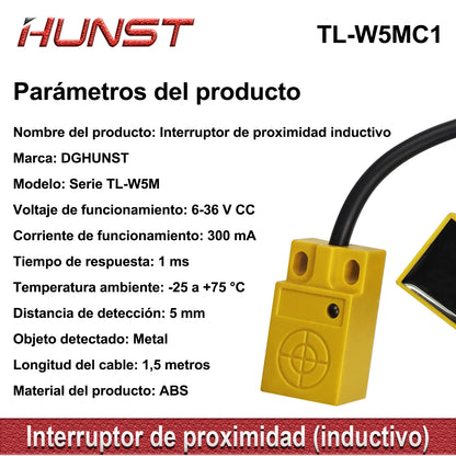 TL-W5MC1 5mm Approach Sensor NPN Inductive Proximity Sensor DIY Parts CNC Laser Endstops Limit Switch NPN Touch Switch