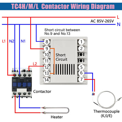 New Intelligen Digital PID Thermostat SSR Relay Voltage Output Universal Input Heating Cool ing Temperature Controller Regulator