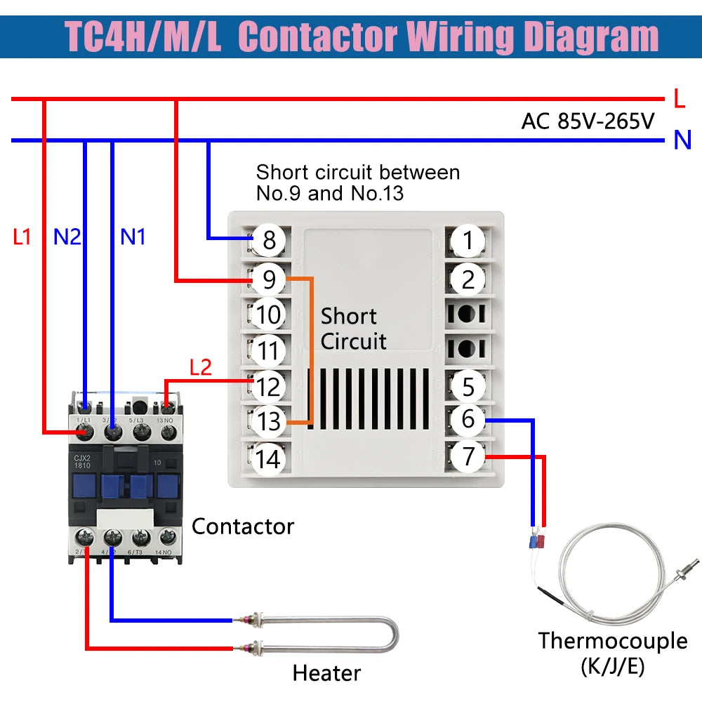 New Intelligen Digital PID Thermostat SSR Relay Voltage Output Universal Input Heating Cool ing Temperature Controller Regulator