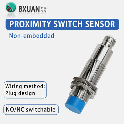M18 Inductive Proximity Switch Sensor Non-Flush DC 10-30V AC90-250V NPN PNP NO NC output