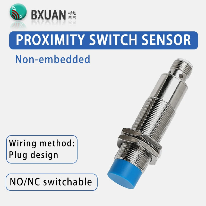 M18 Inductive Proximity Switch Sensor Non-Flush DC 10-30V AC90-250V NPN PNP NO NC output