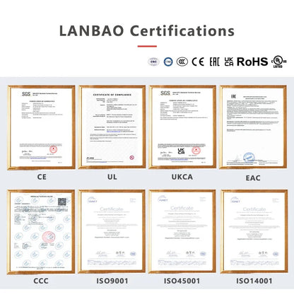 Lanbao NPN PNP 4 Wires DC 10-30V M12 Auto Inductive Proximity Sensor With CE UL Certification