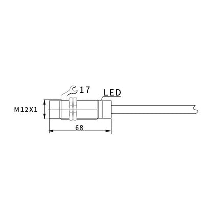 M12 Proximity switch sensor analog output NPN PNP Inductive proximity sensor 24V