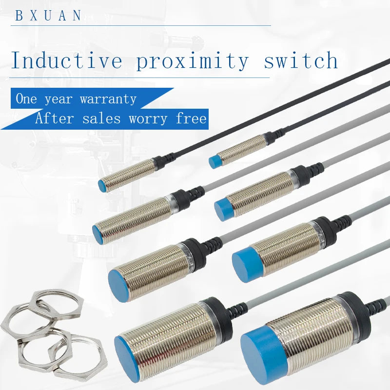 M12 Proximity switch sensor analog output NPN PNP Inductive proximity sensor 24V