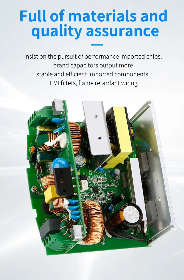 OMCH NDR Series 75/120/150/240/480W AC to DC Din-rail Switching Power Supply 100-240 or 200-240VAC Input 12V/24V/36V/48V Output