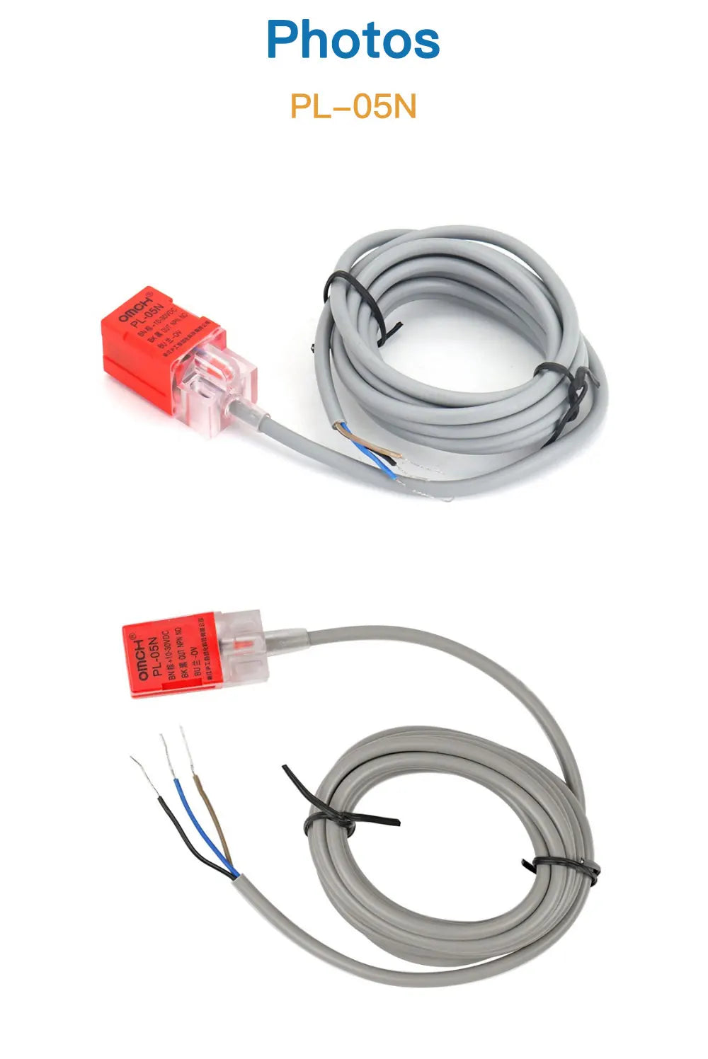 Fonland Inductive Proximity Sensor Switches PL-05N 5mm NPN Out DC10-30V Normal Open ON/OFF Switch