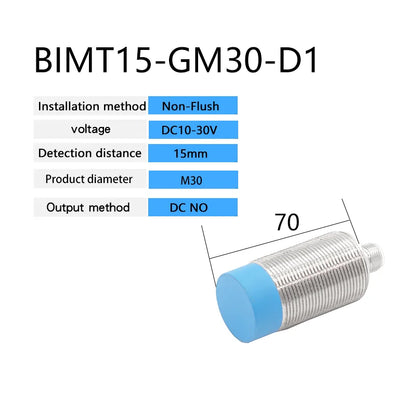 BXUAN M30 Inductive Proximity Switch Sensor Non-Flush DC 10-30V AC90-250V NPN PNP NO NC output