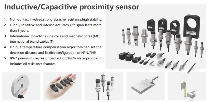 Customizable Industrial For M18 Hall Sensor NPN PNP Inductive Proximity Sensor With Metal Face