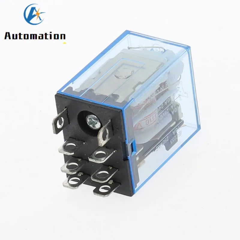 10Pcs LY2NJ HH62P HHC68A-2Z Electronic Micro Mini Electromagnetic Relay 10A 8PIN Coil DPDT AC/DC12v 24v 36v 48v 110v 220v 380v