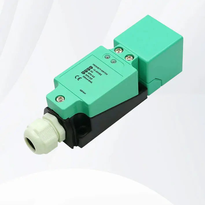 BXUAN Square inductive sensor with a detection distance of 20mm, three wire four wire output NPN PNP AC NO NC