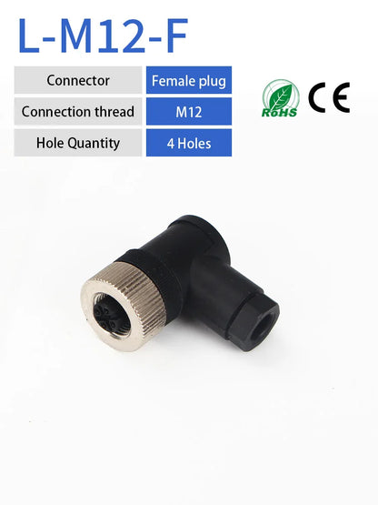 GTRIC Inductive Proximity Sensor M30 Series M12 4pins Plug-in Connector Type NPN PNP Flush Industrial Non-contact Metal Switch