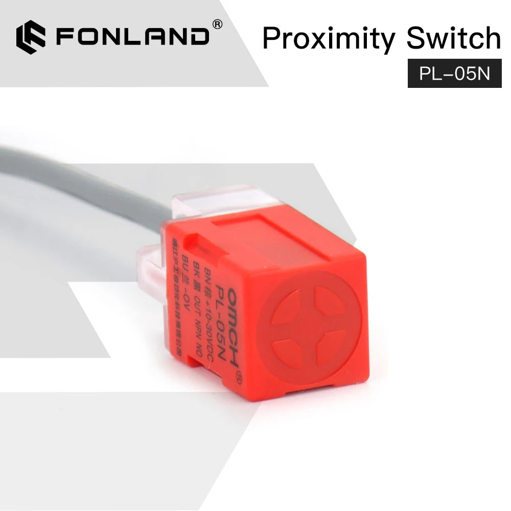 Fonland Inductive Proximity Sensor Switches PL-05N 5mm NPN Out DC10-30V Normal Open ON/OFF Switch