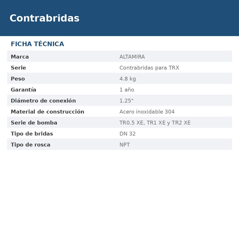 TRXE-KCBRIDAX-1.25 ficha